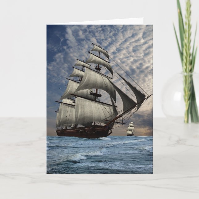 tall ships card (Front)