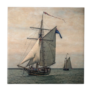 Tall Ships Festival, Digitally Altered Ceramic Tile