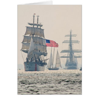 Tall Ships Leaving Charleston Harbour