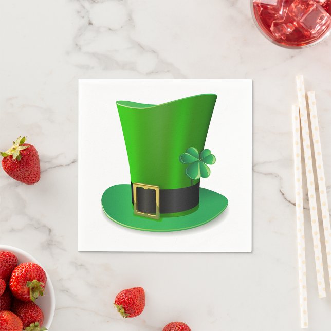Tall St Patricks Day Hat Paper Napkins (Creator Uploaded)
