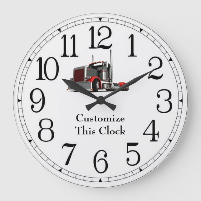 Tall Stacks Large Clock (Front)