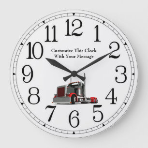 Tall Stacks Large Clock