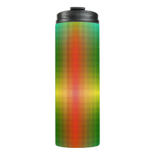 Tall tumbler with a black lid