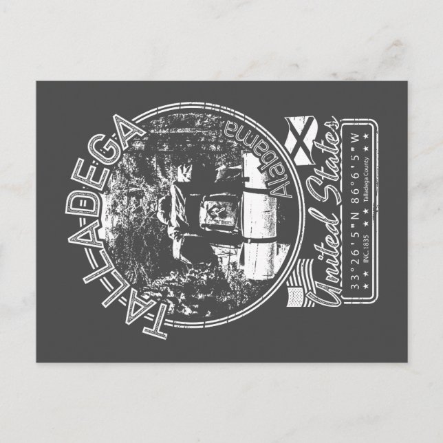 TALLADEGA ALABAMA - TALLADEGA NATIONAL FOREST POSTCARD (Front)