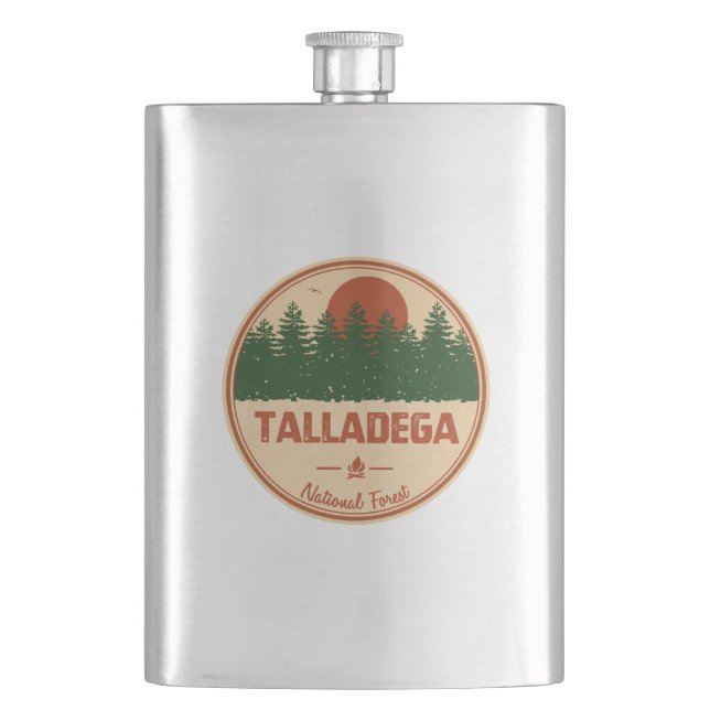 Talladega National Forest Hip Flask (Front)