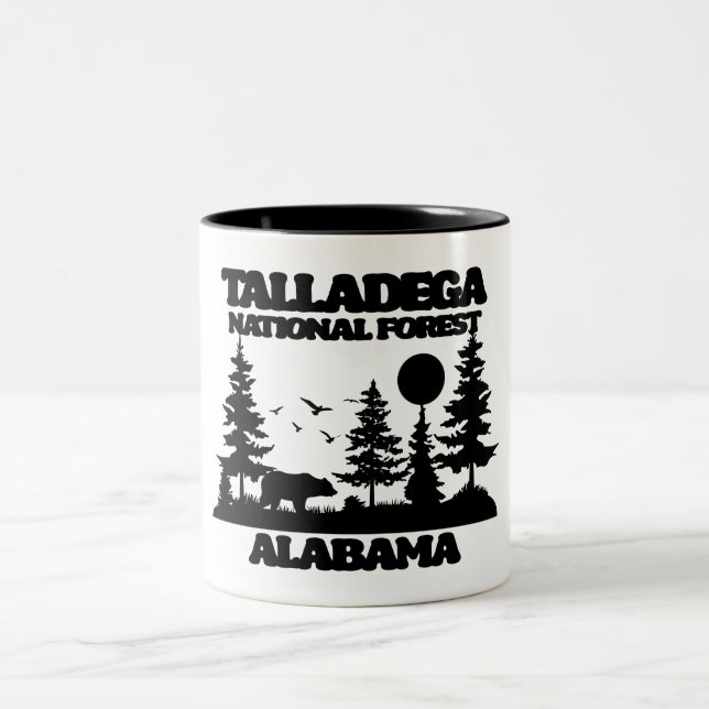 Talladega National Forest Two-Tone Coffee Mug (Center)