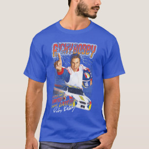 Talladega Nights Ricky Bobby Retro Lightning Colla T-Shirt
