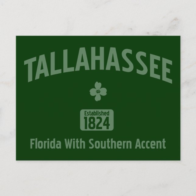 TALLAHASSEE: 1824 POSTCARD (Front)