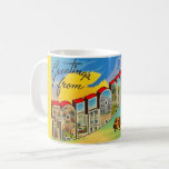Tallahassee Greeting Mug<br><div class="desc">A colourful vintage postcard greeting from Tallahassee,  Florida repurposed!</div>
