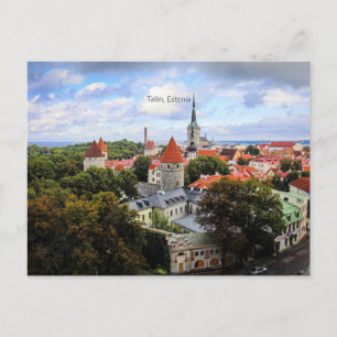 Tallin, Estonia Historic Centre Postcard