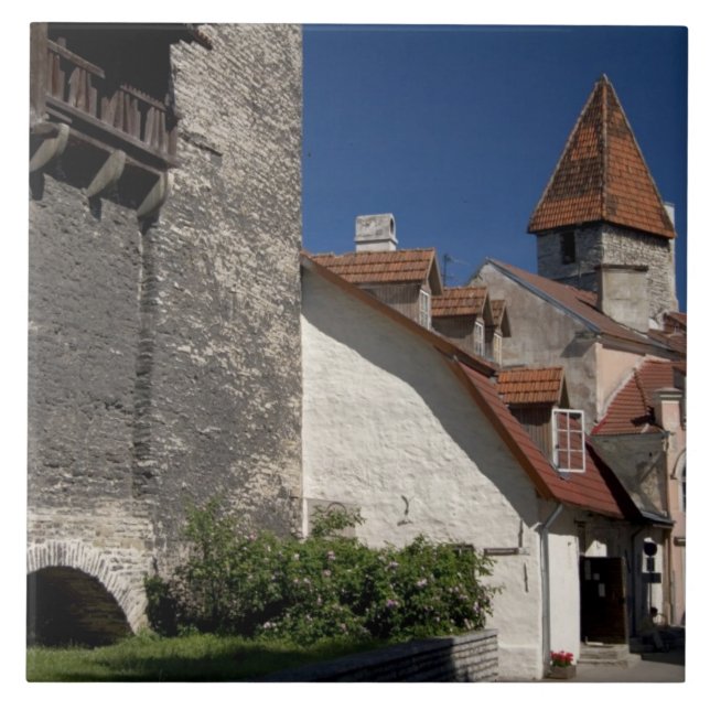 Tallin, Estonia. Tallin is somewhat of an Ceramic Tile (Front)