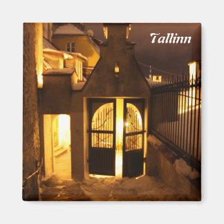 Tallinn Aglow in Winter- Magnet