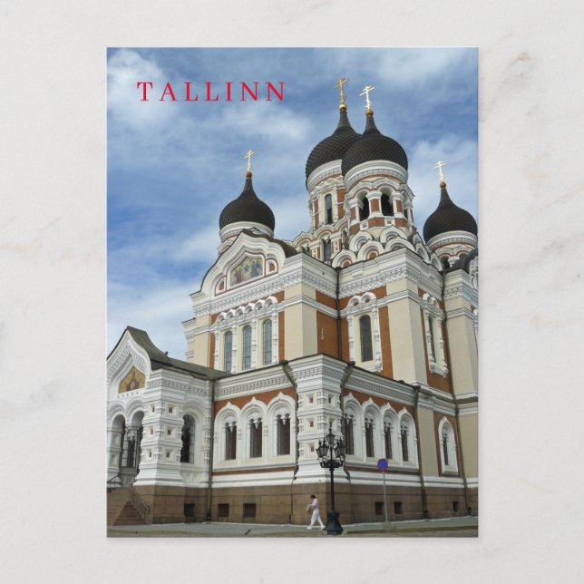 Tallinn Alexander Nevsky Cathedral postcard (Front)