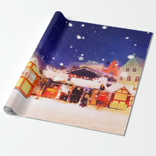 Tallinn Christmas Market.  Wrapping Paper