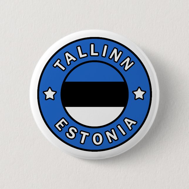 Tallinn Estonia 6 Cm Round Badge (Front)
