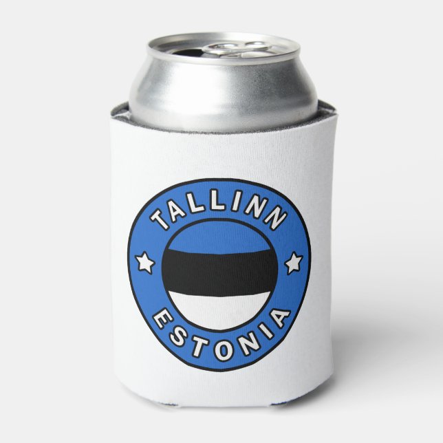 Tallinn Estonia Can Cooler (Can Front)