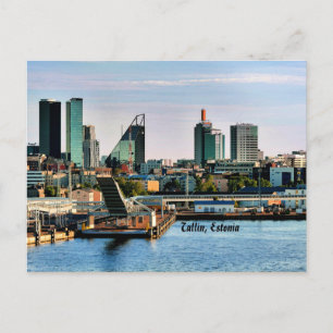 Tallinn, Estonia cityscape photograph Postcard
