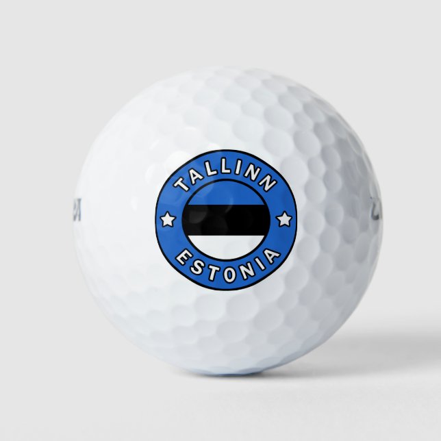 Tallinn Estonia Golf Balls (Front)