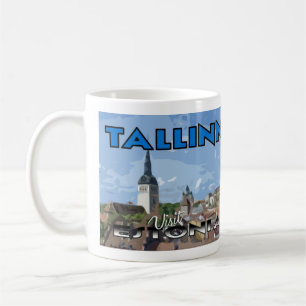 Tallinn, Estonia, I Love Coffee Mug