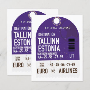 Tallinn Estonia travel ticket