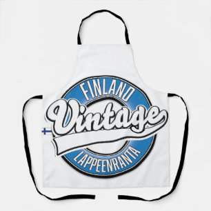 Tallinn Estonia vintage logo Apron