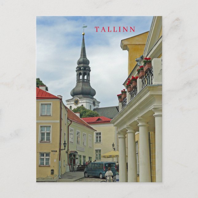 Tallinn Old Town view postcard (Front)