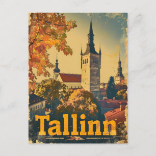 Tallinn Vintage Postcard