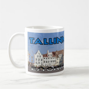 Tallinn, Visit Estonia I Love Coffee Mug