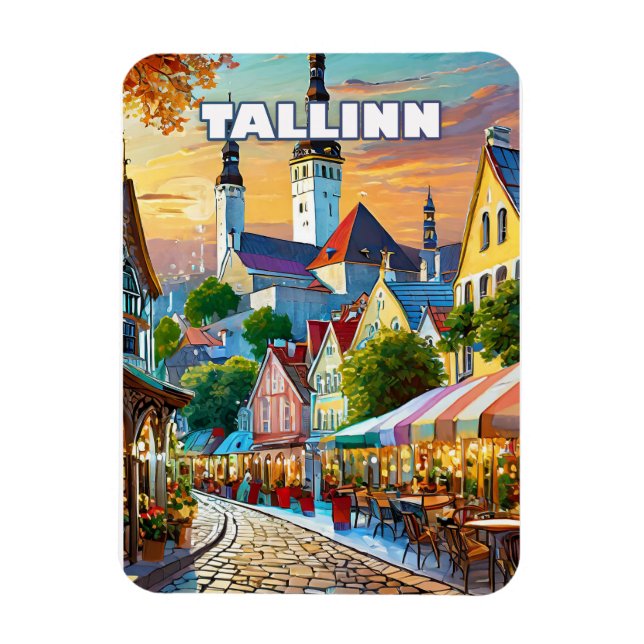 Tallinn, where history and modernity combine magnet (Vertical)