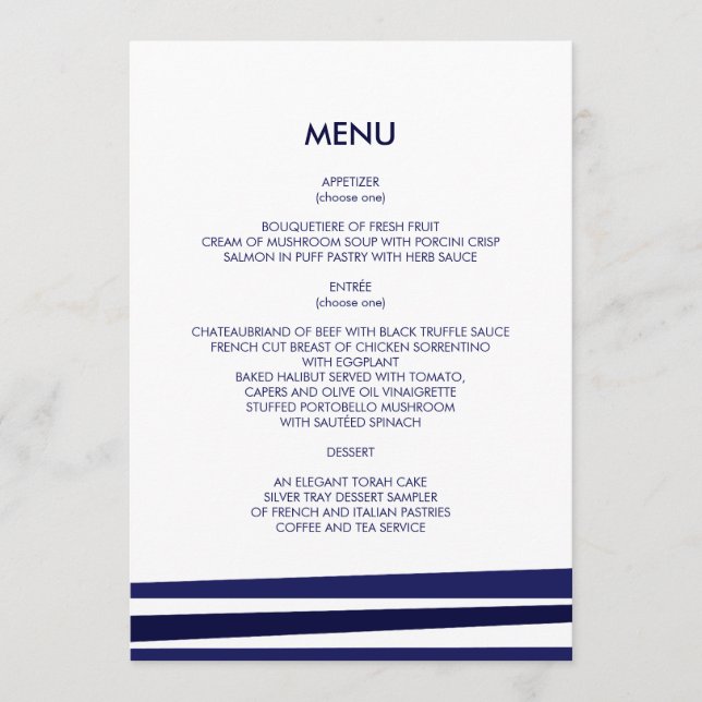 Tallit Bar Mitzvah Program (Front)