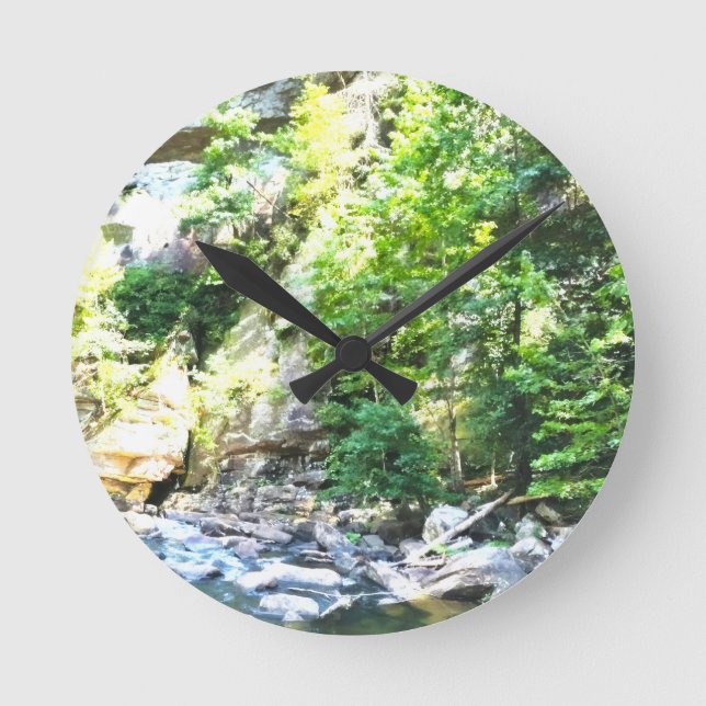 Talluah Gorge Round Clock (Front)