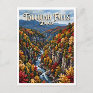 Tallulah Gorge Georgia Postcard