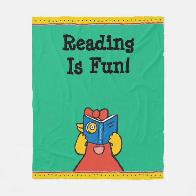 Tallulah Makes a Funny Face Fleece Blanket (Front)