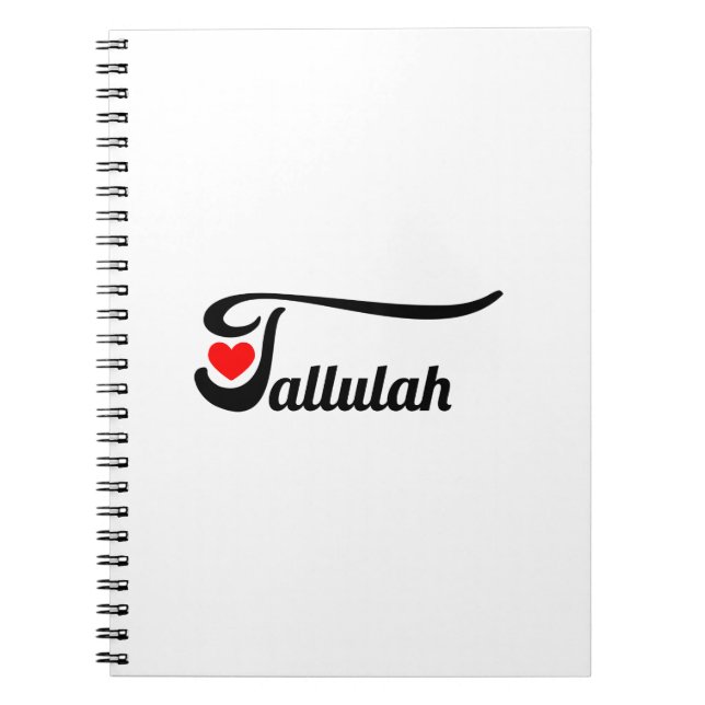 Tallulah Notebook (Front)