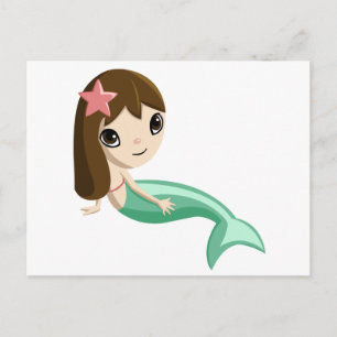 Tallulah the Mermaid Postcard