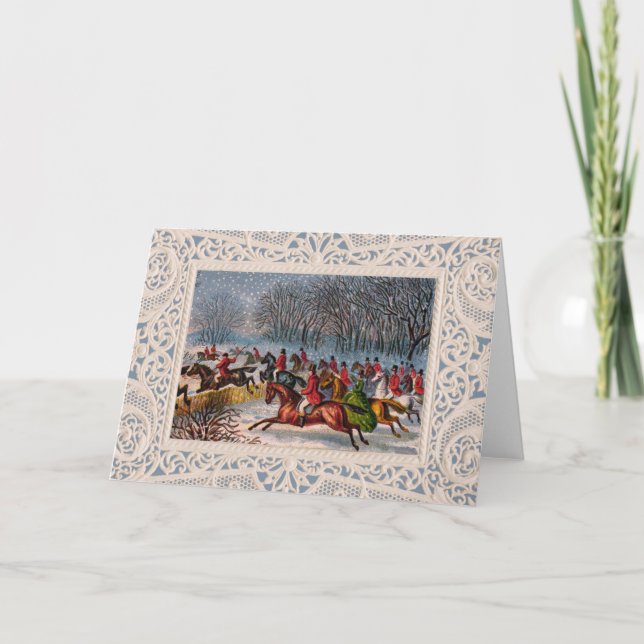 Tally-Ho Invitation or Greeting Card (Front)