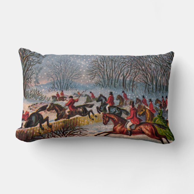 Tally-Ho Lumbar Pillow (Front)