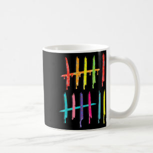 Tally Marks 6 7 Numbers Funny Six Seven 67 Meme Ge Coffee Mug