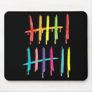 Tally Marks 6 7 Numbers Funny Six Seven 67 Meme Ge Mouse Pad