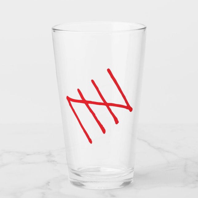 Tally Marks Vector Clipart Tumbler (Front)