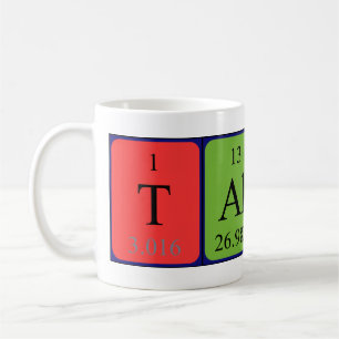 Talon periodic table name mug