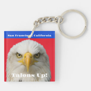 Talons Up! 1776–2026 Eagle • Double-Sided Pride Key Ring
