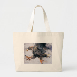 Talons - White tailed Sea Eagle 2001 Large Tote Bag