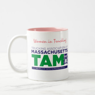 TAM Women in Trucking Two-Tone COFFEE MUG