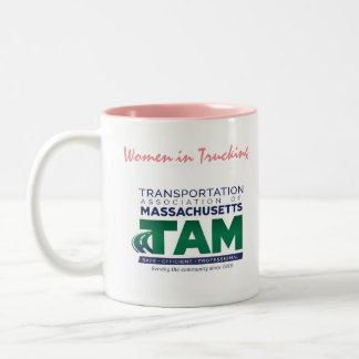 TAM Women in Trucking Two-Tone COFFEE MUG