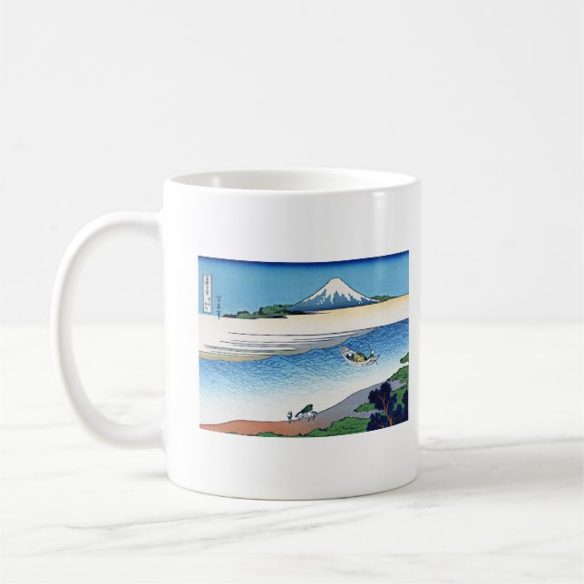 Tama River in Musashi Province Coffee Mug (Left)