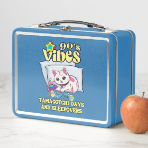 Tamagotchi Days And Sleepovers Metal Lunch Box