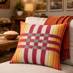 “TAMALE” AUTHENTIC MEXICAN PRINT SINGLE-SIDE CUSHION