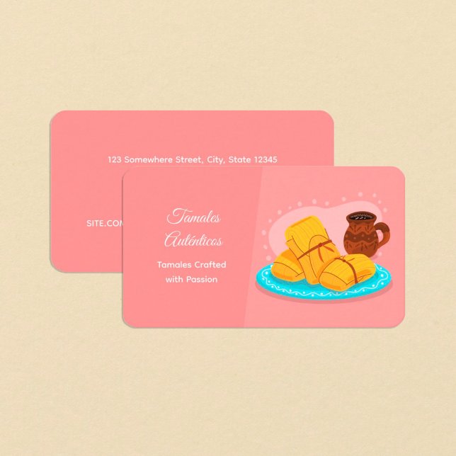 Tamales Business Card (Tamales Business Card Photo)