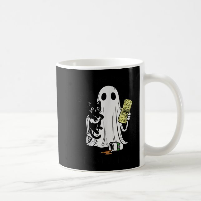 Tamales-over-pumpkin-sce Said What I Said Ghost Bl Coffee Mug (Right)